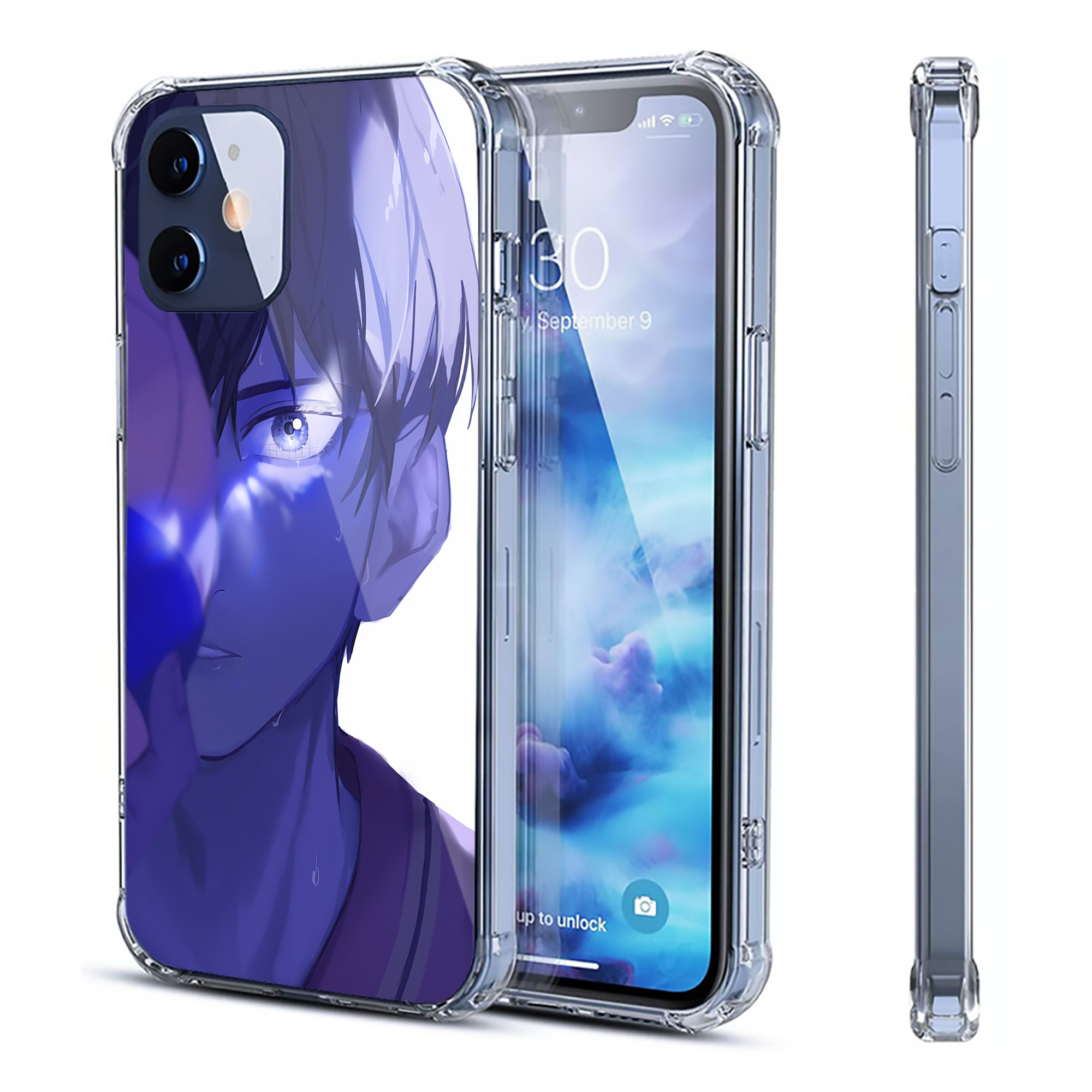 （画像用） ハイキュー!! Haikyu!! 【iPhone 12シリーズ対応】透明スマホケース（クリアソフトケース）